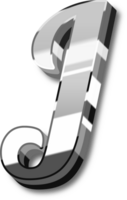 Silver Alphabet Letter and Number png