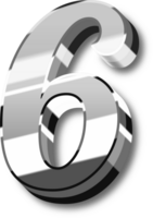 Silver Alphabet Letter and Number png