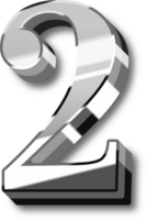 Silver Alphabet Letter and Number png