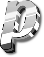 Silver Alphabet Letter and Number png