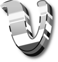 Silver Alphabet Letter and Number png