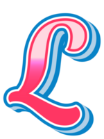 Cartoon Cute Alphabet Letter and Number png