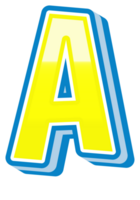 dessin animé thème alphabet lettre et nombre png