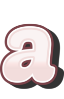 Cartoon Theme Alphabet Letter and Number png