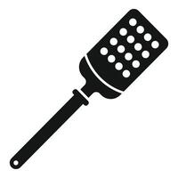 Spatula tool icon simple . Grill element vector