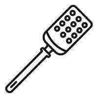 Spatula tool icon outline . Grill element vector