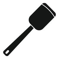 Preparing food spatula tool icon simple . Cook useful vector