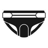 Baby diaper icon simple . Clean object vector