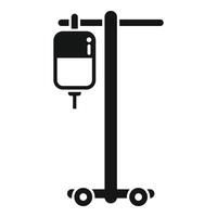 Drip package icon simple . Medical care vector