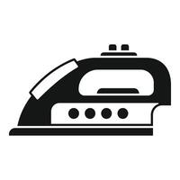 Iron device icon simple . Electric appliance vector