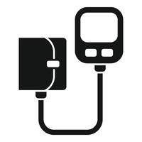 Tonometer device icon simple . Control measurement vector