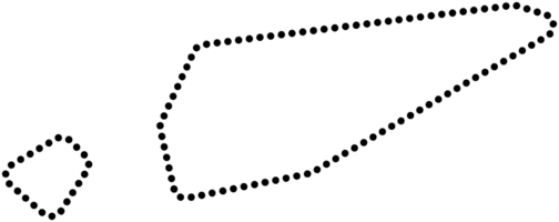 dot line drawing of timor-leste map. png