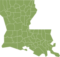 contour dessin de Louisiane Etat carte. png