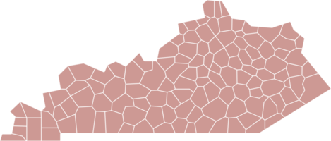 outline drawing of kentucky state map. png