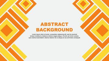 Abstract Yellow Background Design Template. Abstract Banner Wallpaper Illustration. Yellow vector