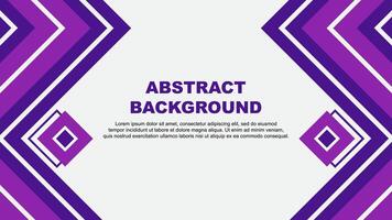 Abstract Purple Background Design Template. Abstract Banner Wallpaper Illustration. Purple Design vector