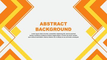 Abstract Yellow Background Design Template. Abstract Banner Wallpaper Illustration. Yellow Banner vector