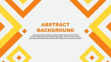 Abstract Yellow Background Design Template. Abstract Banner Wallpaper Illustration. Yellow Template vector