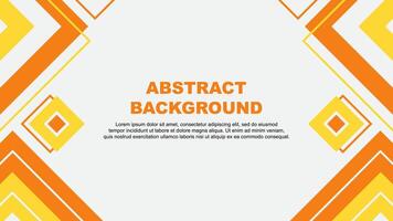 Abstract Yellow Background Design Template. Abstract Banner Wallpaper Illustration. Yellow Background vector