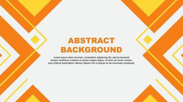 Abstract Yellow Background Design Template. Abstract Banner Wallpaper Illustration. Yellow Illustration vector