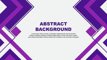 Abstract Purple Background Design Template. Abstract Banner Wallpaper Illustration. Purple Banner vector