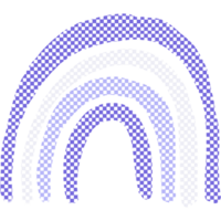 arco-íris pastel boho. estampa escandinava para chá de bebê, berçário, brinquedoteca, aniversário, festa infantil e outros. png