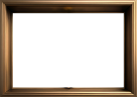 gold photo frame png