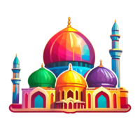 islamic mosque icon, transparent background png