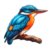 kingfisher bird illustration, bird on branch, bird on branch, bird on branch, bird png