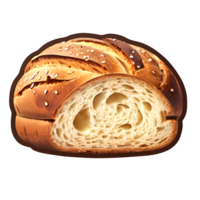 un pan icono en transparente antecedentes png