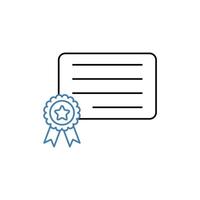 patent concept line icon. Simple element illustration. patent concept outline symbol design. vector