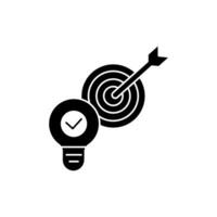 creative solution concept line icon. Simple element illustration. creative solution concept outline symbol design. vector