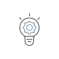 innovation concept line icon. Simple element illustration. innovation concept outline symbol design. vector