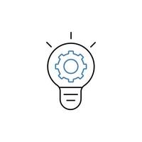 innovation concept line icon. Simple element illustration. innovation concept outline symbol design. vector