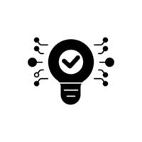 idea generation concept line icon. Simple element illustration. idea generation concept outline symbol design. vector