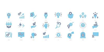 Innovation icons set. Set of editable stroke icons.Set of Innovation vector