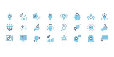 Innovation icons set. Set of editable stroke icons.Set of Innovation vector