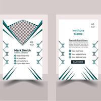 Professional And Smart ID Card Design vector