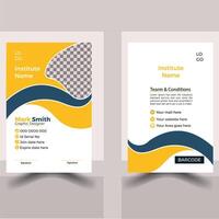 Professional And Smart ID Card Design vector