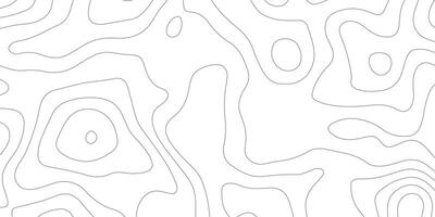 Background of the topographic map. Topographic map lines, contour background. Black and white abstract background vector