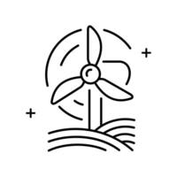 Clean Energy Icon Illustrating innovative technologies and practices for sustainable and renewable energy production. vector