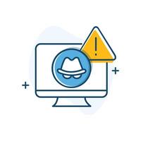 Fraud Detection Icon Design vector