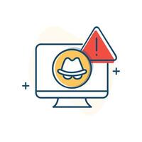 Fraud Detection Icon Design vector