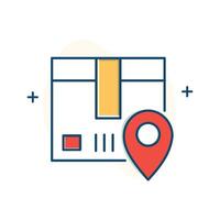 Route Optimization Icon Design vector