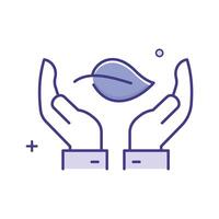 Eco Friendly Icon An exploration of environmentally conscious practices and products promoting sustainability vector