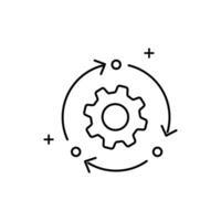 Predictive Maintenance Icon Design vector