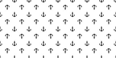 Anchor seamless pattern boat helm pirate maritime Nautical scarf isolated ocean sea repeat wallpaper tile background simple illustration design vector