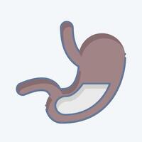 Icon Gastroenterology. related to Medical Specialties symbol. doodle style. simple design illustration vector