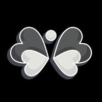 Icon Nature. related to Recycling symbol. glossy style. simple design illustration vector