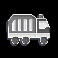 Icon Waste Management. related to Recycling symbol. glossy style. simple design illustration vector